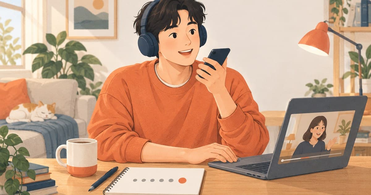 영어 아웃풋 연습 — 인풋 6문장에 아웃풋 1문장, 시간이 아니라 문장 수로 셉니다